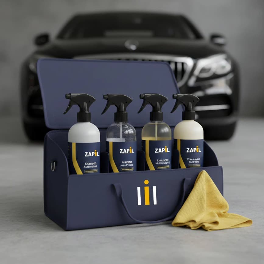 Kit de produtos de lavagem da Zapil